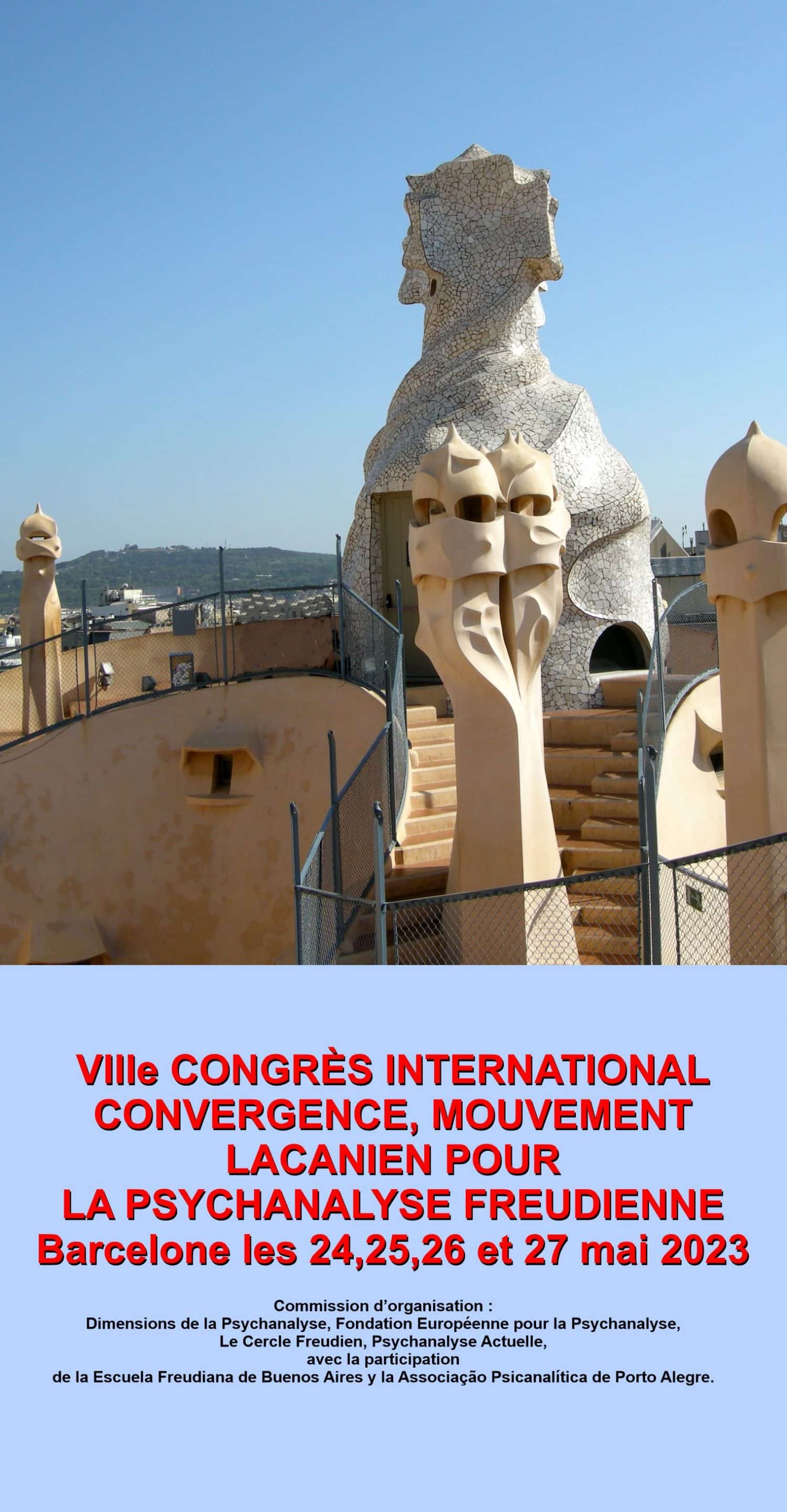 Affiche du Congrès international Convergence à Barcelone